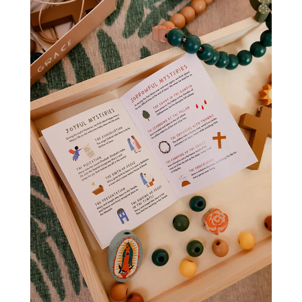 Be A Heart Our Lady of Guadalupe DIY Wooden Rosary Kit - Image 5