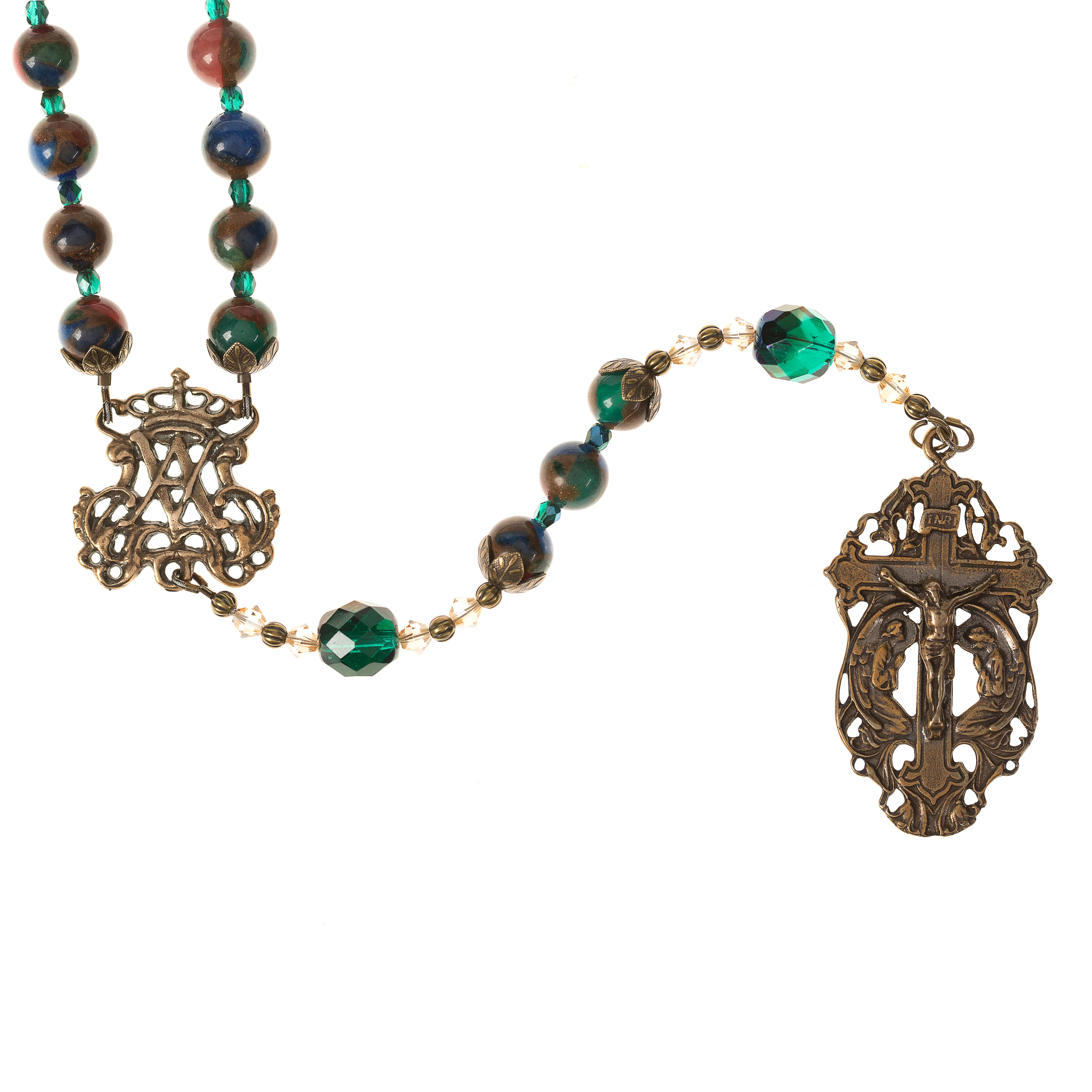 Cathedral Stained Glass Window Rosary - Image 4