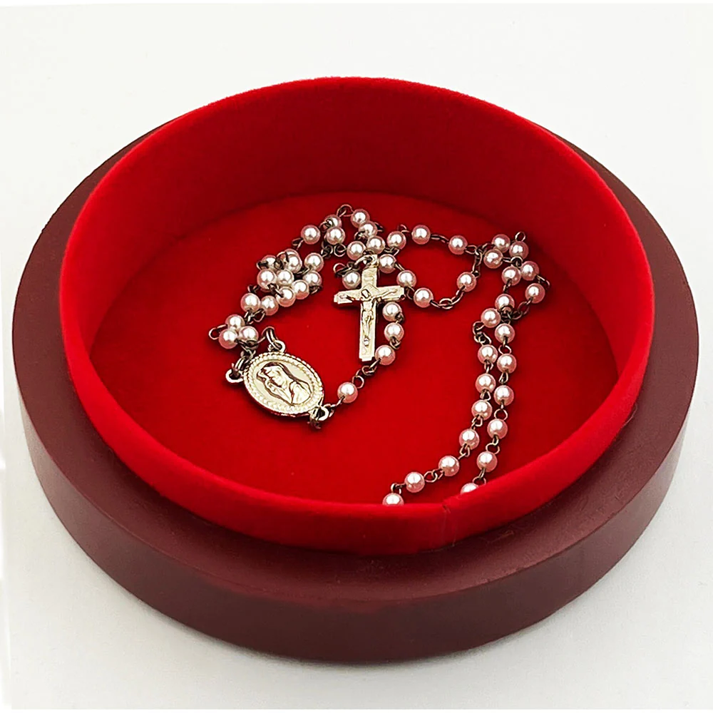 Celtic Cross Tree of Life Wood Rosary Box - Image 3