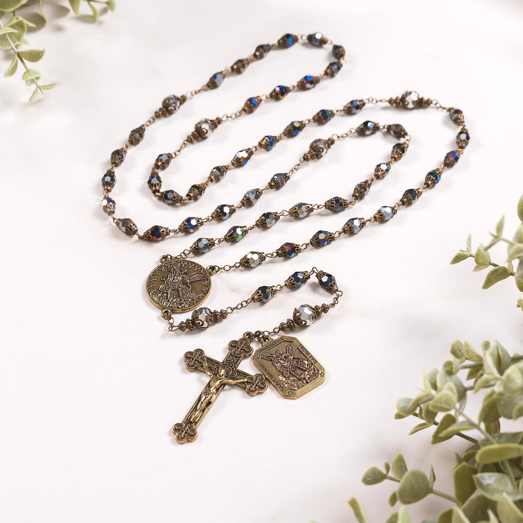 Collector's Edition St. Michael Rosary - Image 3