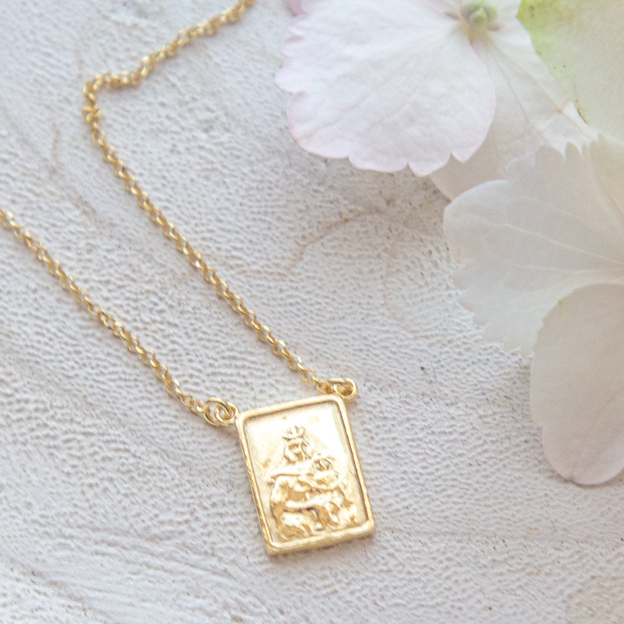 Golden SS Scapular Necklace - Image 3