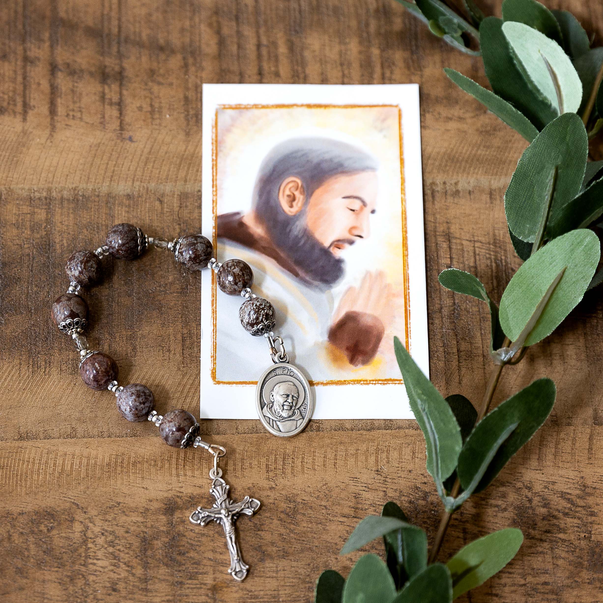 Jasper Chaplet of St. Padre Pio - Image 5