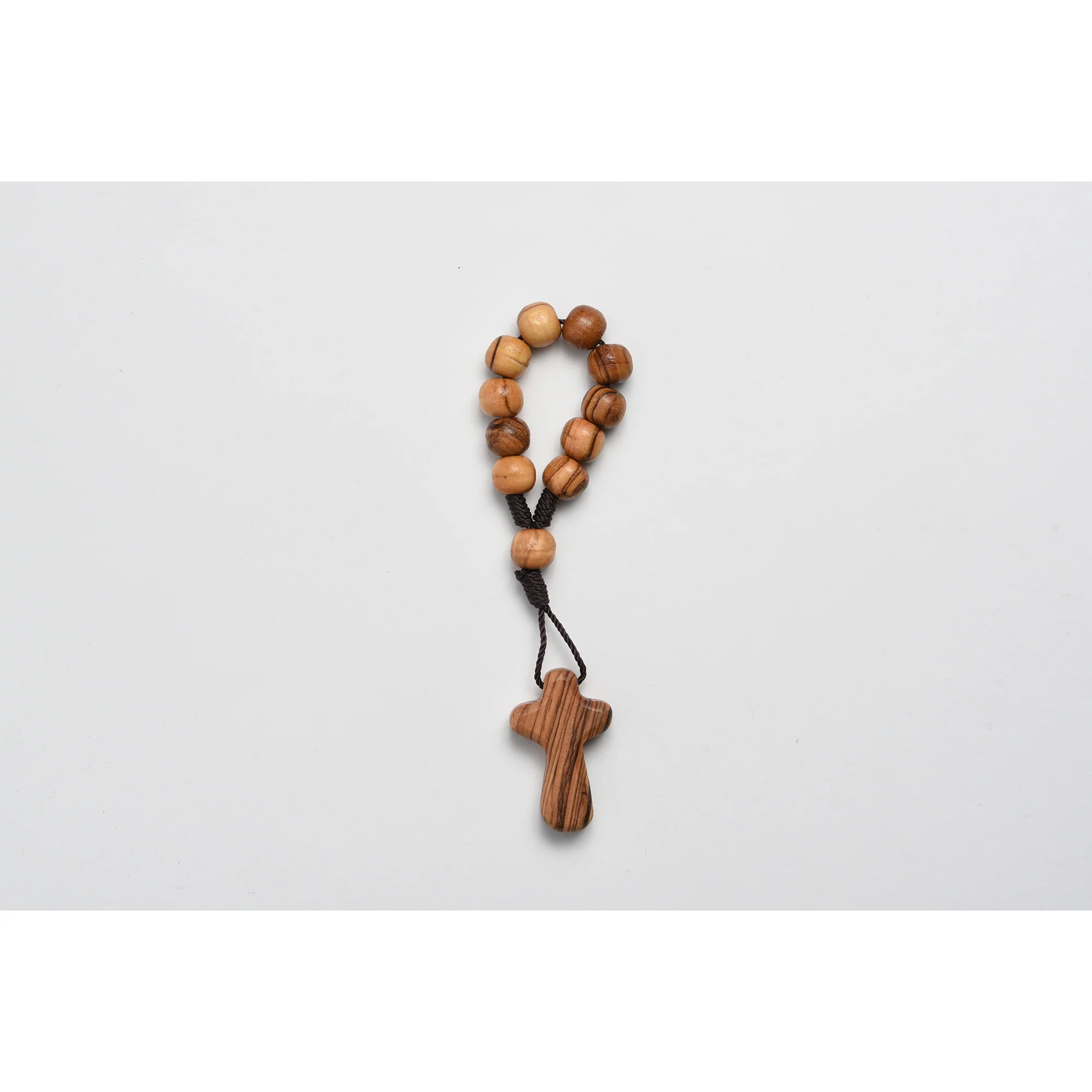 Olive Wood Decade Rosary with Comfort Cross - Image 3