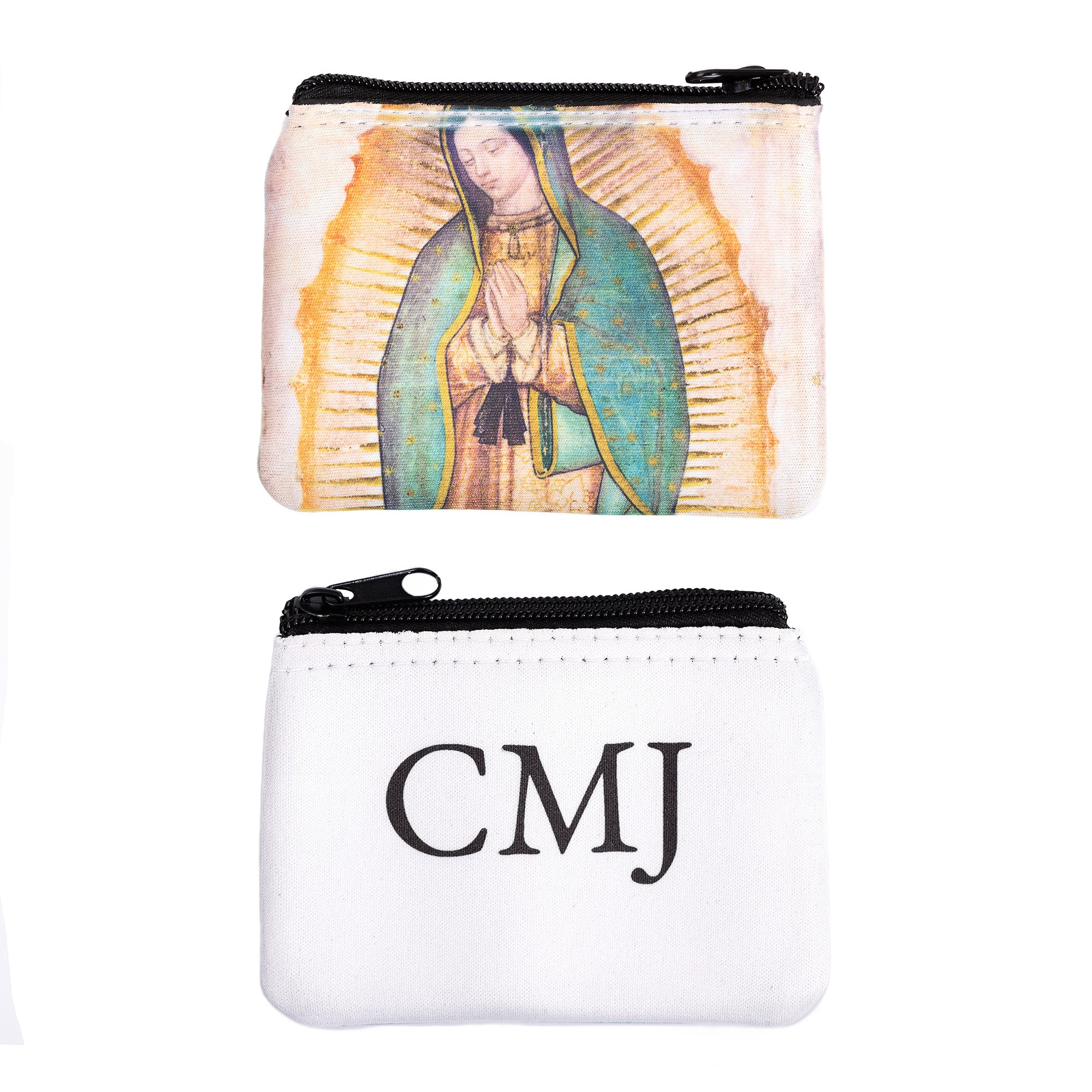 Personalized Guadalupe Tilma Rosary Pouch - Image 4