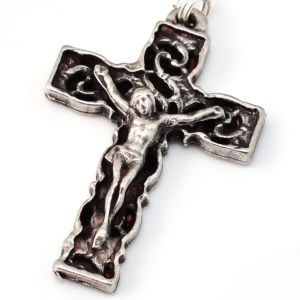 Sky Blue Motherly Embrace Decade Rosary - Image 3