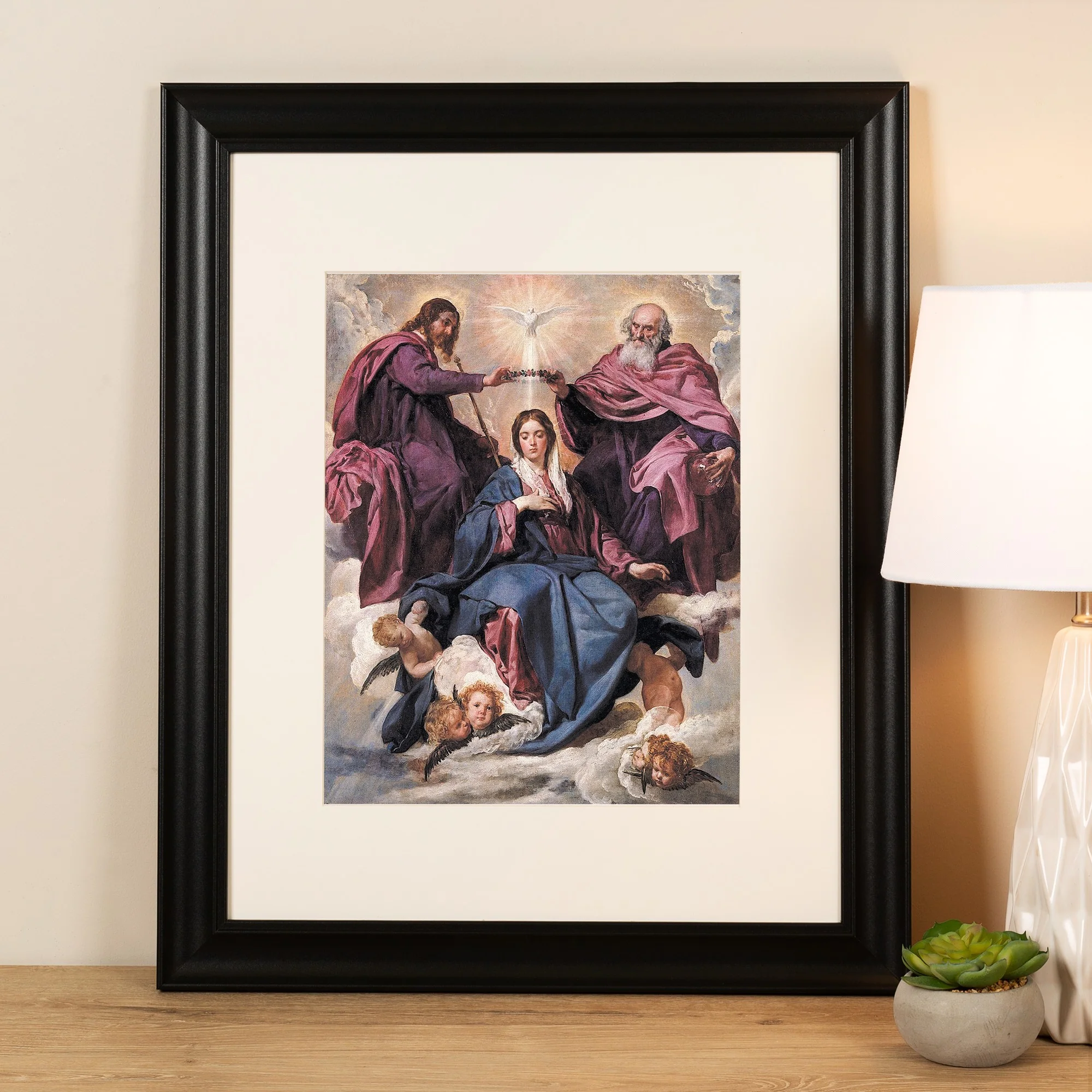 The Coronation of Virgin Framed Print - Image 3