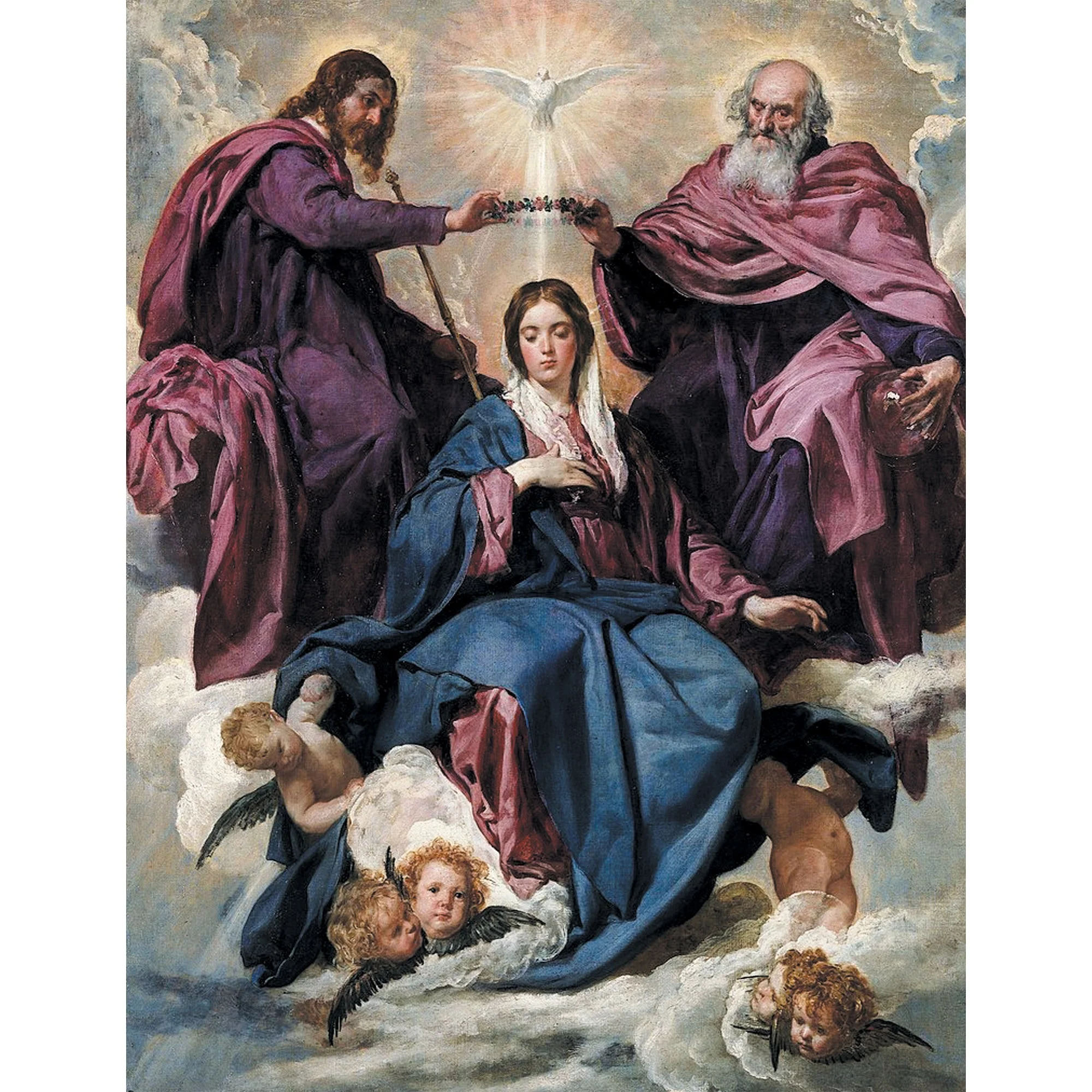 The Coronation of Virgin Framed Print - Image 4