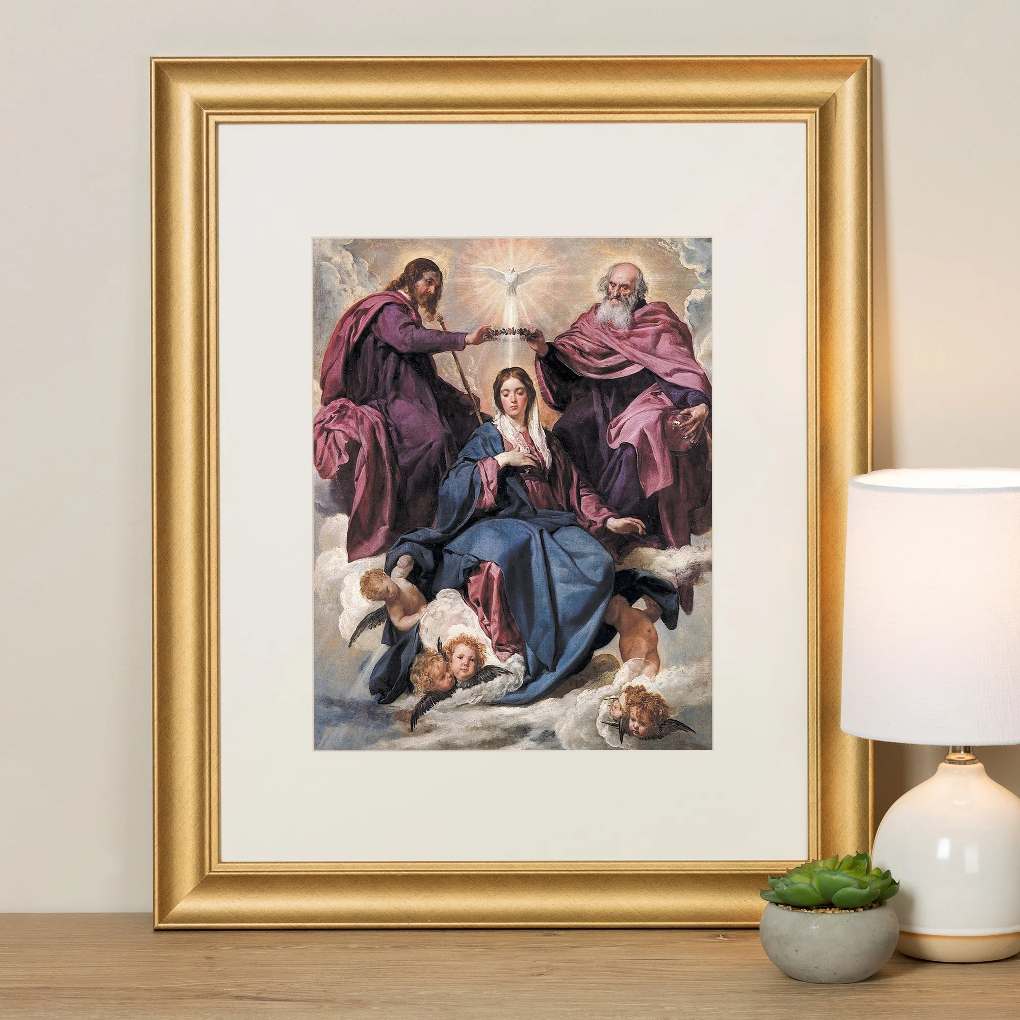 The Coronation of Virgin Framed Print - Image 7